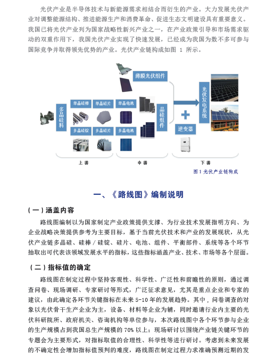 中國光伏產業發展路線圖(2016年版) 中國光伏產業發展路線圖(2016年版)