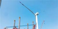 中國首個5兆瓦以上大功率海上風電場即將并網發電