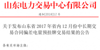 山東省2017年12月份<font color=