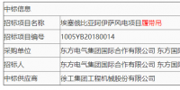  東方 電氣發布埃塞俄比亞阿伊薩風電項目履帶吊中標公告