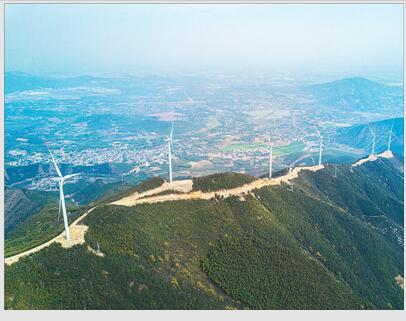 浙北最大低風速風電場一期（53MW）正式并網發(fā)電