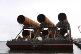 腦洞大開！國外海上風電單樁基礎還能這么運輸