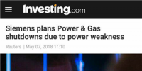 西門(mén)子并未計(jì)劃關(guān)停發(fā)電及天然氣業(yè)務(wù)！