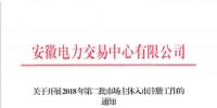 安徽開展2018年第二批市場主體入市注冊工作（附名單）