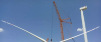 陸上風(fēng)電重器：三一重能第一臺(tái)3.4MW風(fēng)電機(jī)組順利完成吊裝！