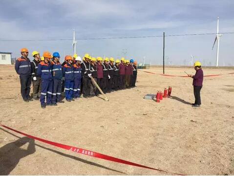 國內最大風場中廣核民勤200臺風機實現滿發 創業內新紀錄!