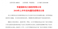 華能國際上半年經營成績單出爐：完成<font color=