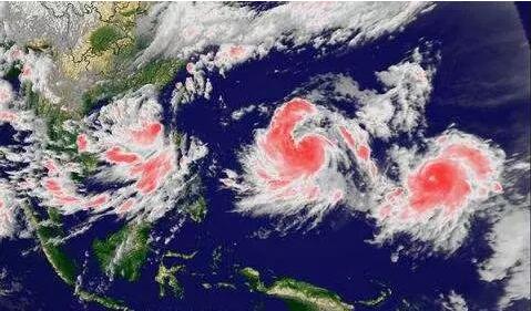 多個預(yù)警齊發(fā) 三臺風海上共舞 強降雨將覆蓋我國六大流域