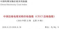 中電聯公布沿海電煤采購指數CECI第39期：電煤價格小幅上漲