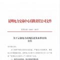 關于云南電力市場信息發布事宜的公告