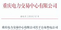 重慶新增1家售電公司 另有1家售電公司的企業信息變更生效