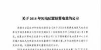 蒙東電力交易中心近日發(fā)布關于2018年風電配置結算電量的公示